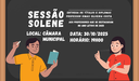 Legislativo convida população para homenagem a professores.