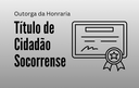 Legislativo convida população para sessão solene de outorga de Título de Cidadão Socorrense, nesta quinta-feira (13), às 19h30. Legislativo convida população para sessão solene de outorga de Título de Cidadão Socorrense, nesta quinta-feira (13), às 19h30.
