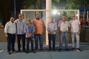 Vereadores da Câmara Municipal participam de inauguração de quadra poliesportiva na Escola Municipal dos Rubins